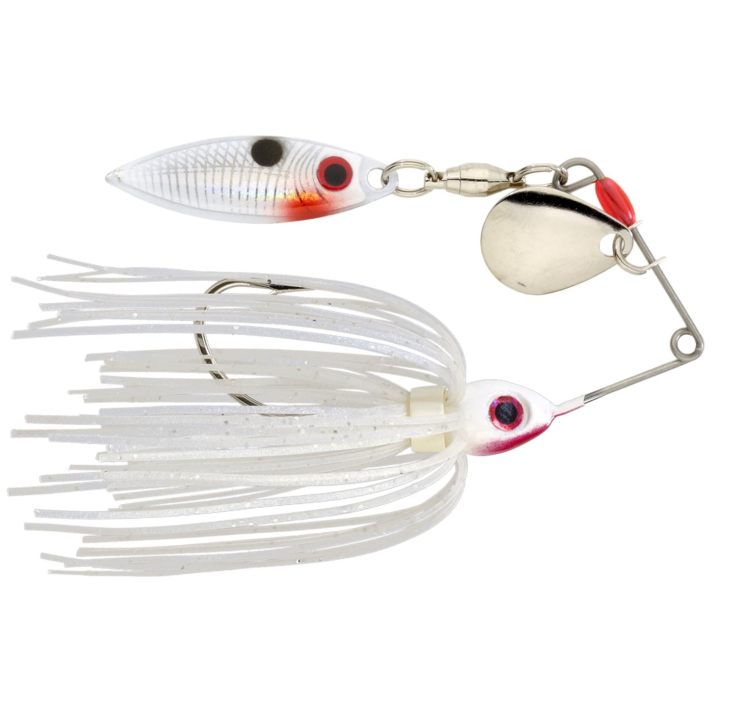 Strike King Mini Red Eyed Spinnerbait/ White