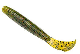 Strike King Rage Ned Cut-R Worm 3in 9pk Watermelon Red - Lear Outdoors