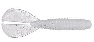 Strike King Rage Twin Tail Menace Grub 4in 8ct Pearl Flash - Lear Outdoors