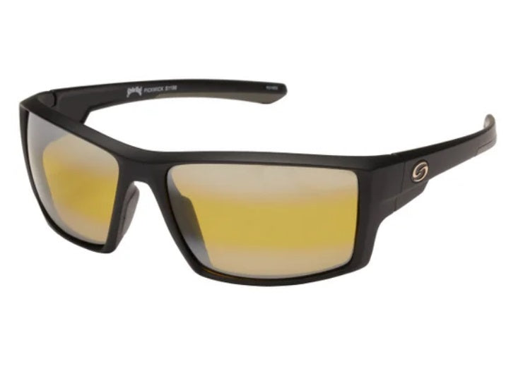 Strike King Sunglass S11 Pickwick Matte Black Bi-Gradient Yellow inSpotlight Lens