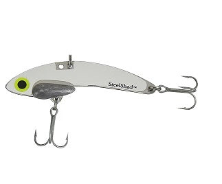 Steel Shad Original 1/4oz 2/Pak Silver/Chrome - Lear Outdoors