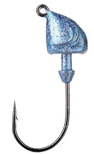 Strike King Squadron Swimbait Head 1/8oz 3ct Blue Glimmer