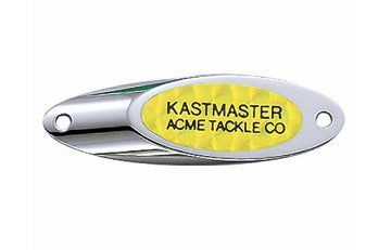 Acme Kastmaster Spoon w/Flash Tape 3/8oz Chrome/Chartreuse - Lear Outdoors