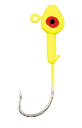 Eagle Claw Saltwater Fish Head 1/8oz 10ct Chartreuse