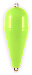 Rainbow Torpedo Float 3/8 Opaque Green - Lear Outdoors