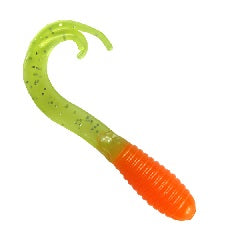 Southern Pro Triple Tip Grub 10ct Orange/Chartreuse