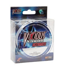 Vicious Ultimate Clear/Blue Mono 330yd 25lb - Lear Outdoors