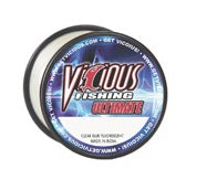 Vicious Ultimate Clear/Blue Mono 1/4lb 10lb - Lear Outdoors