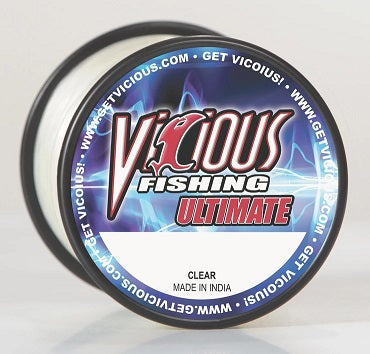 Vicious Ultimate Clear Mono 1250yds 12lb - Lear Outdoors