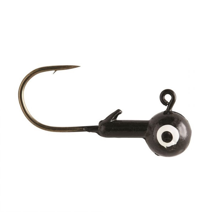 Eagle Claw Ball Head Jig 1/32 10ct Black - Lear Outdoors