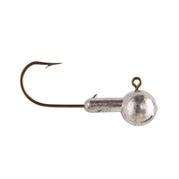 Eagle Claw Ball Jig Head 1/4 10ct Unpainted - Lear Outdoors