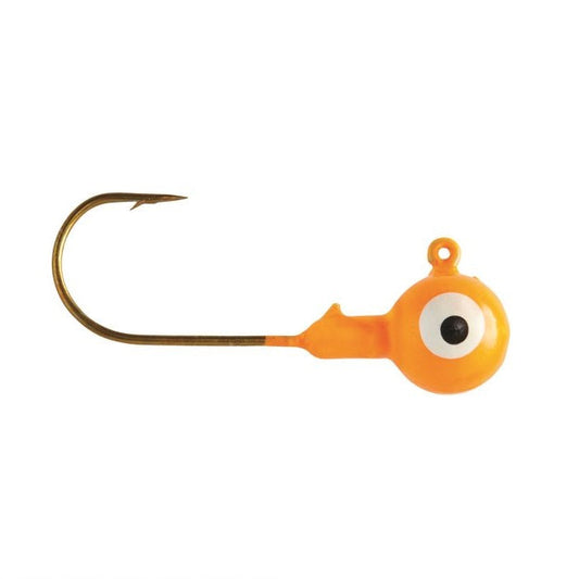 Eagle Claw Ball Jig Head 1/8 10ct Orange - Lear Outdoors