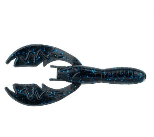 NetBaitBF Baby Paca Craw 3.75in Black/Blue Flake 9ct - Lear Outdoors