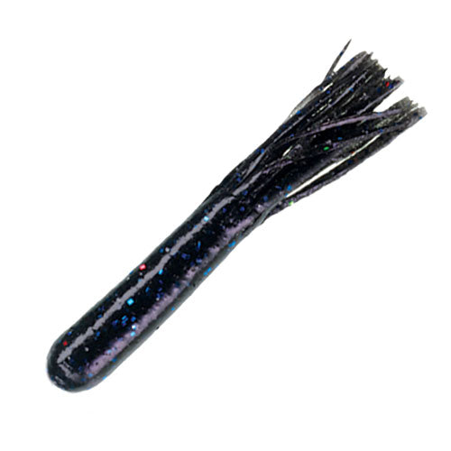 Yum Mega Tube 4in 10ct Black Blue - Lear Outdoors