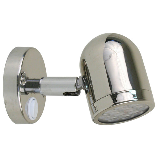 Scandvik LED 304 Stainless Steel LED Reading Light - 8-30V