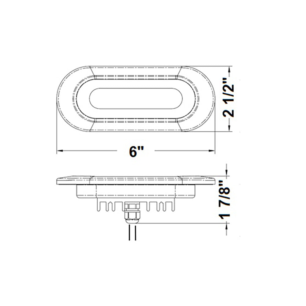 Scandvik Flush Mount Spreader Light - 10-30V - White