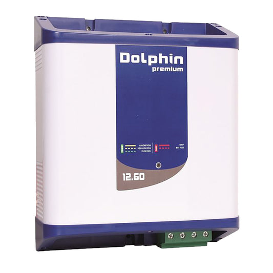 Dolphin Charger Premium Series Dolphin Battery Charger - 12V, 60A, 110/220VAC - 3 Outputs - Lear Outdoors