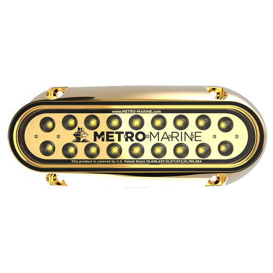 Metro Marine High-Output Elongated Underwater Light w/Intelligent Monochromatic LED's - White, 45° Beam