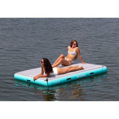 Solstice Watersports 8' x 5' Luxe Dock w/Traction Pad & Ladder - Lear Outdoors