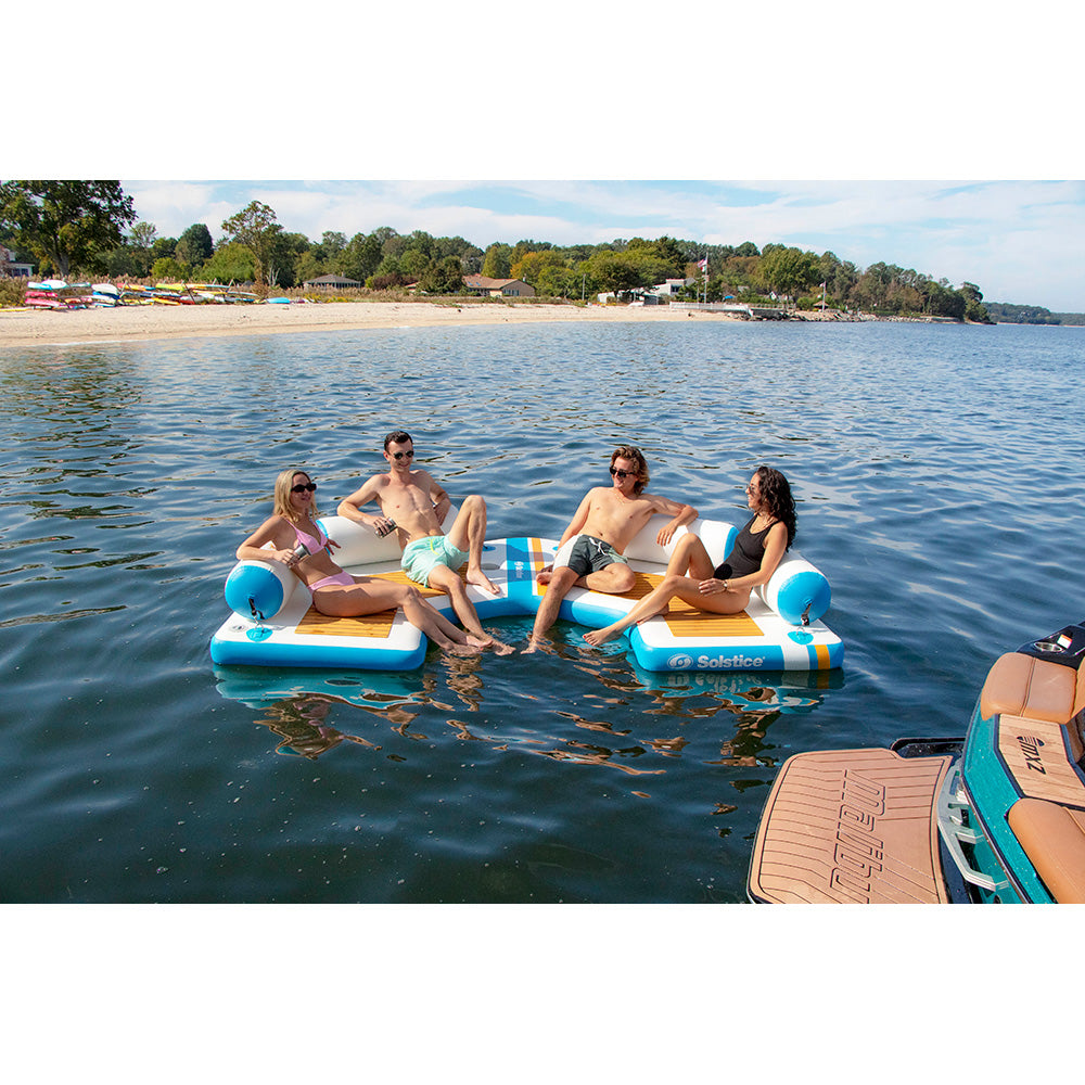 Solstice Watersports 11' C-Dock w/Removable Back Rests - Lear Outdoors