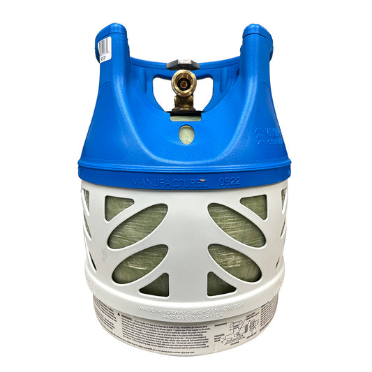 Viking Cylinders 11lb Vertical Fiberglass Composite LPG Cylinder w/Type 1 Valve - OPD, DOT, TC Approved - Lear Outdoors