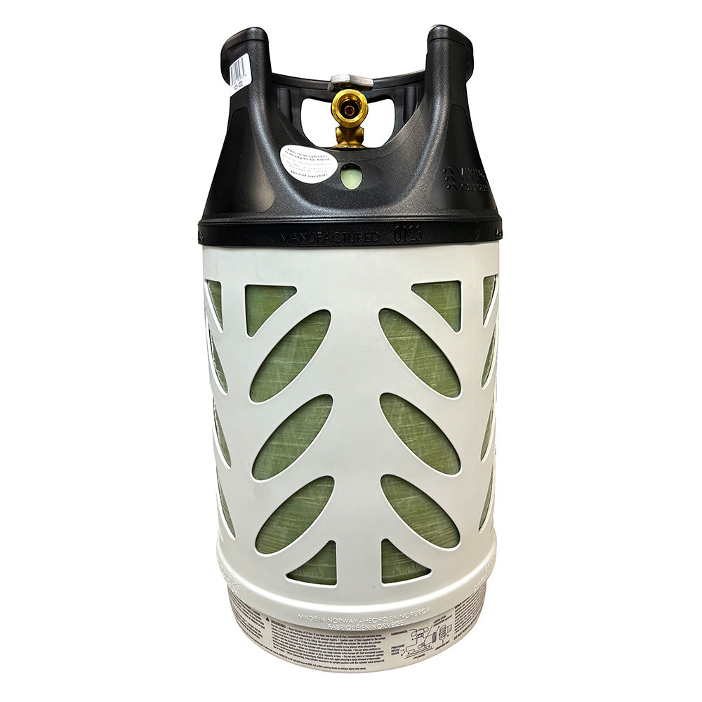 Viking Cylinders 22lb Vertical Fiberglass Composite LPG Cylinder w/Type 1 Valve - OPD, DOT, TC Approved - Lear Outdoors