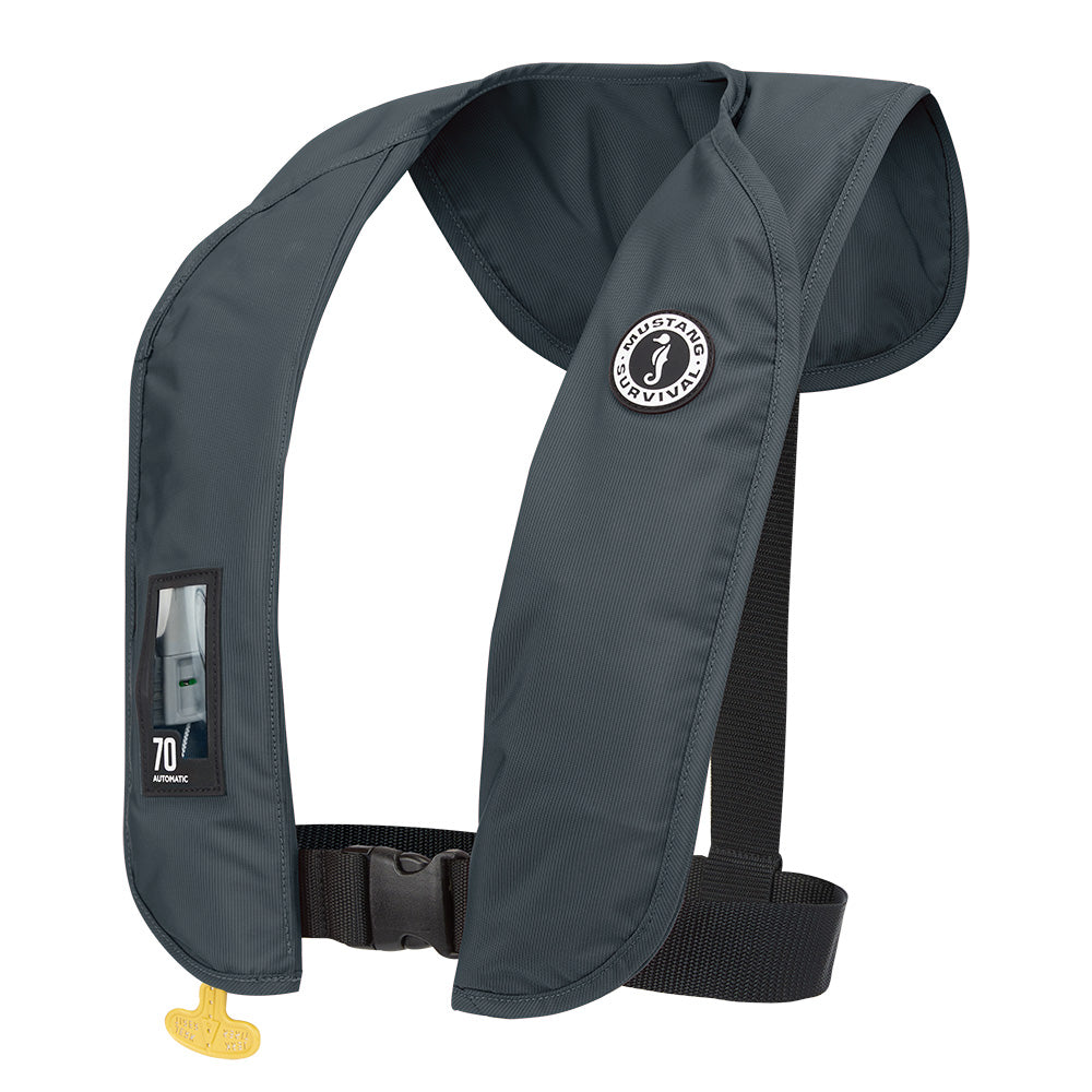 Mustang MIT 70 Automatic Inflatable PFD - Admiral Gray - Lear Outdoors