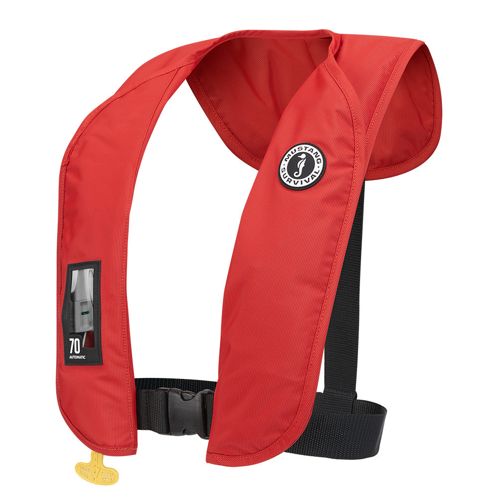 Mustang MIT 70 Automatic Inflatable PFD - Red - Lear Outdoors