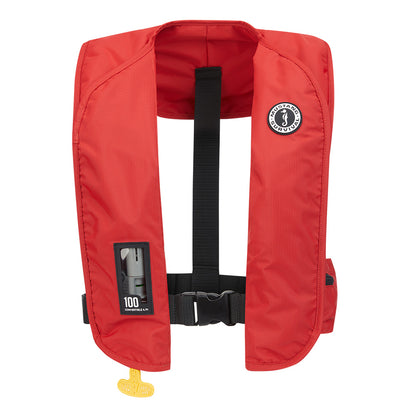 Mustang MIT 100 Convertible Inflatable PFD - Red - Lear Outdoors