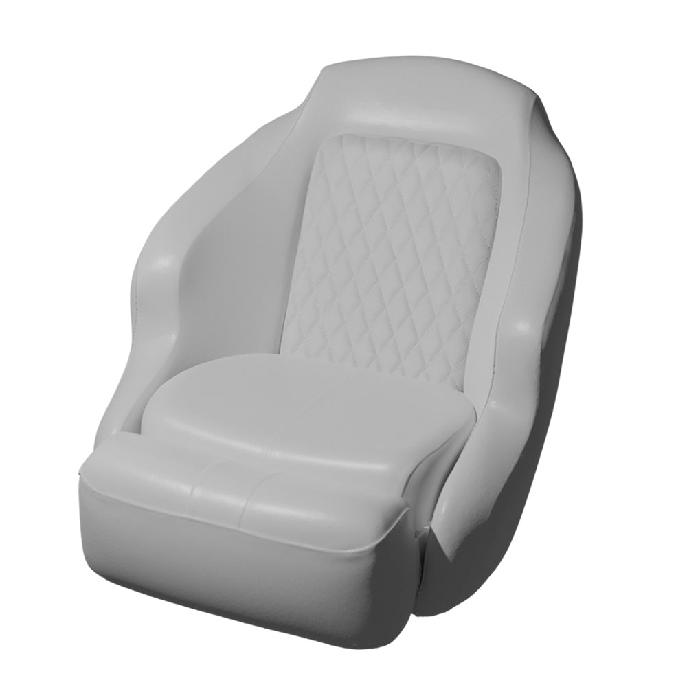 TACO Anclote Diamond Bucket Seat - White - Lear Outdoors