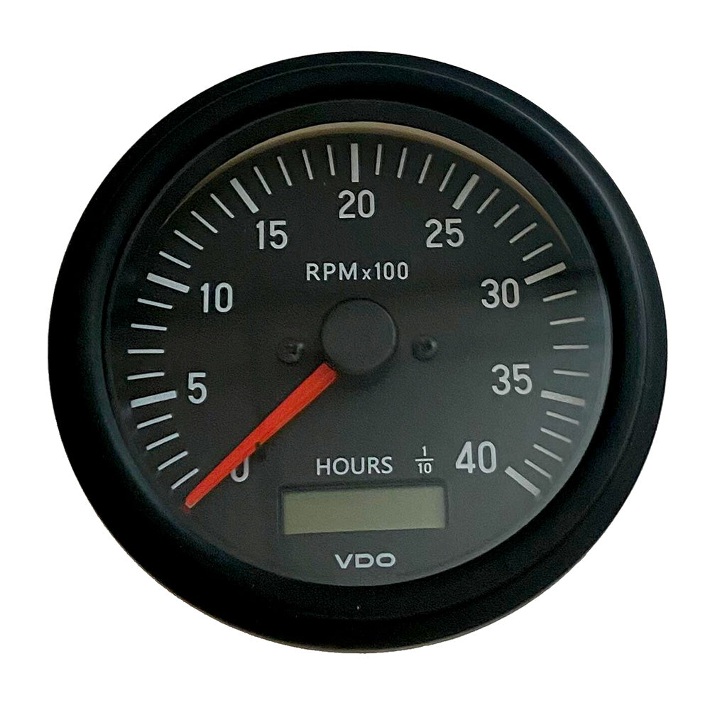 VDO Cockpit International Gen II 4K RPM Tachometer w/Hourmeter - Lear Outdoors