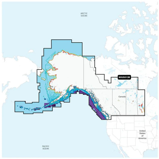 Garmin Navionics Vision+™ NVUS013R Canada, West & Alaska