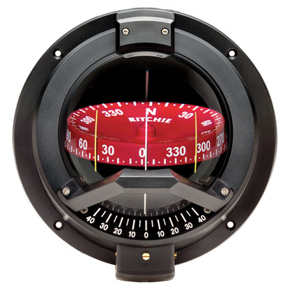 Ritchie BN-202 Navigator Compass - Bulkhead Mount - Black - Lear Outdoors