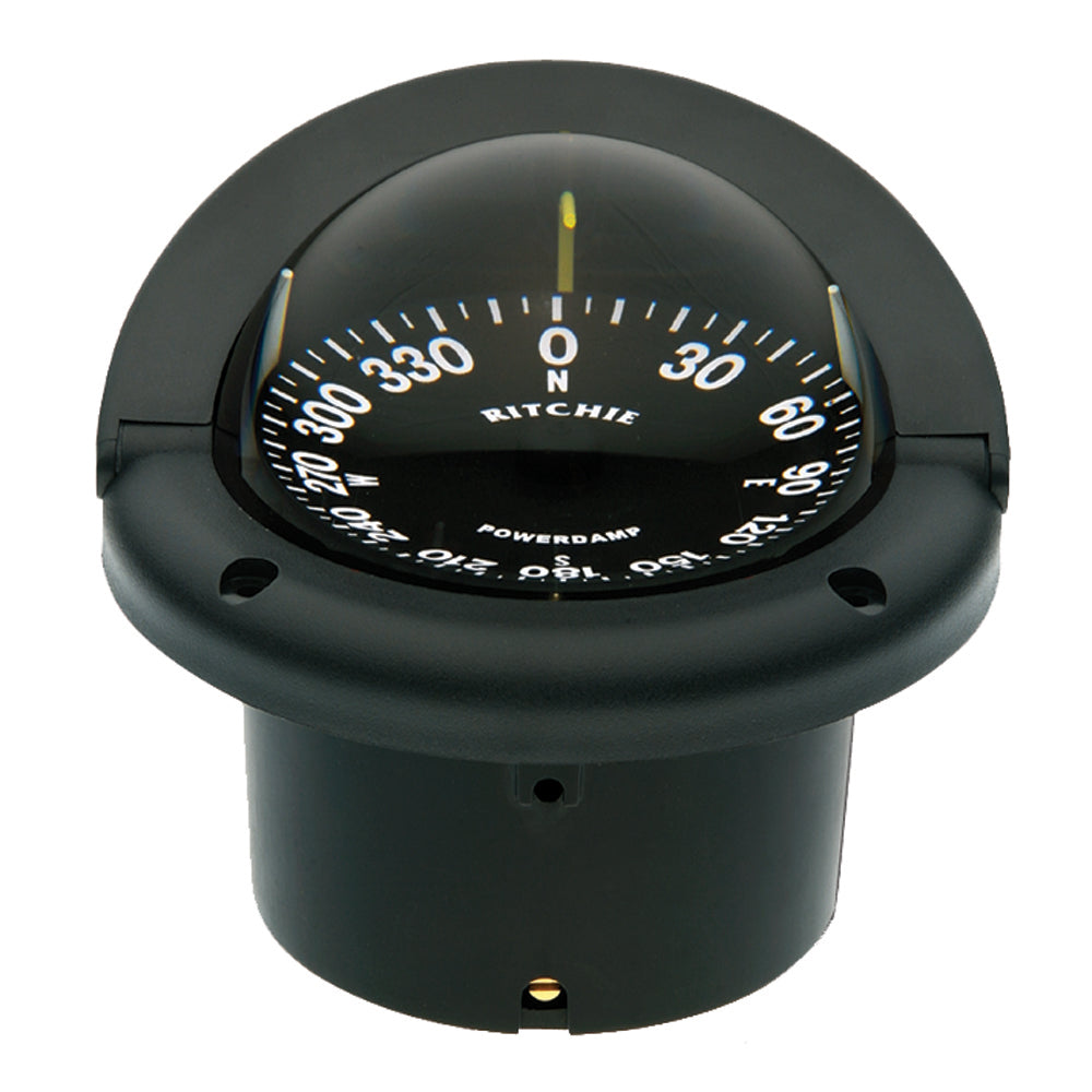 Ritchie HF-742 Helmsman Compass - Flush Mount - Black - Lear Outdoors