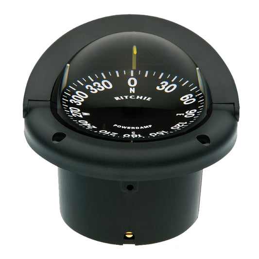 Ritchie HF-742 Helmsman Compass - Flush Mount - Black - Lear Outdoors