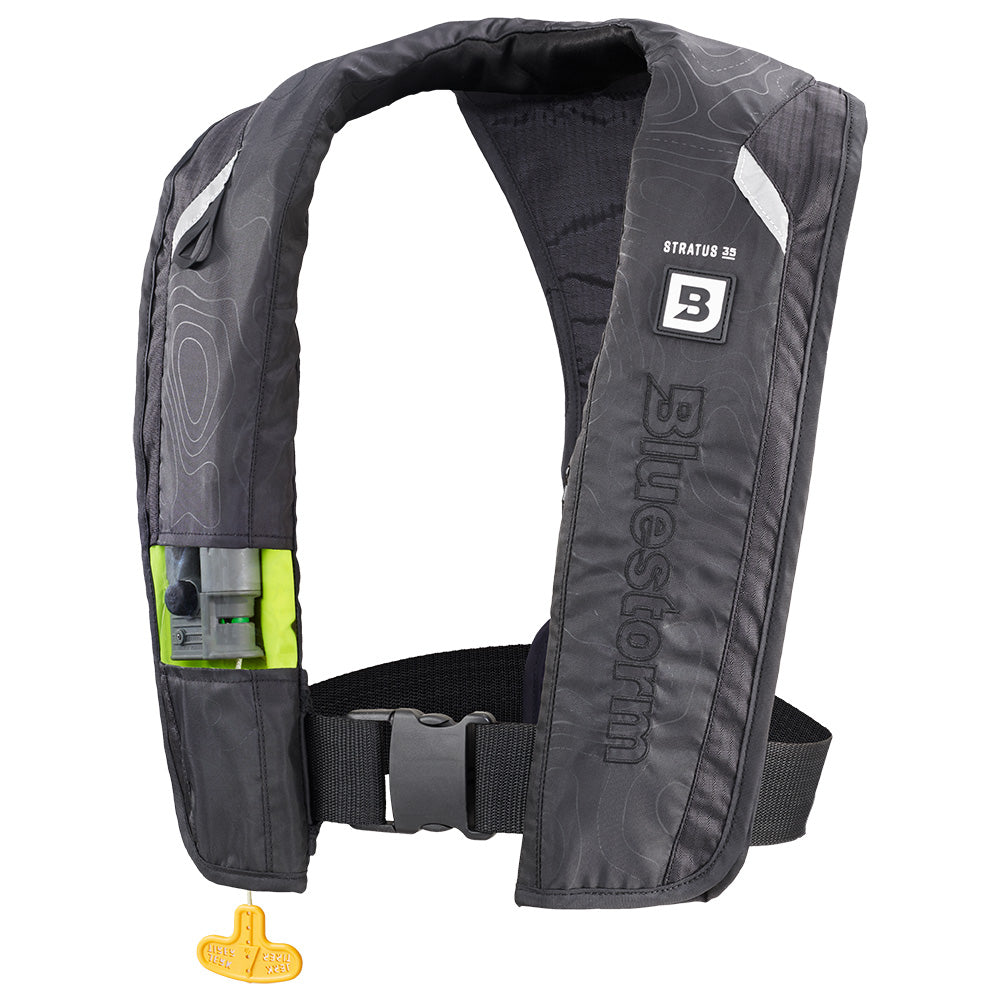 Bluestorm Stratus 35 Auto Type II Inflatable PFD - Apex Black - Lear Outdoors