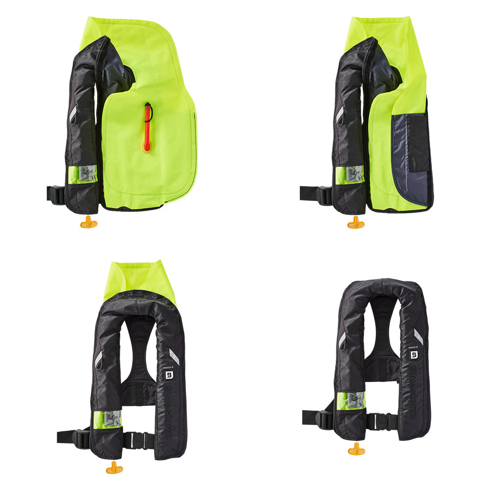 Bluestorm Stratus 35 Auto Type II Inflatable PFD - Apex Black - Lear Outdoors