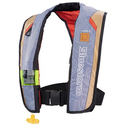 Bluestorm Stratus 35 Auto Type II Inflatable PFD - Tan - Lear Outdoors