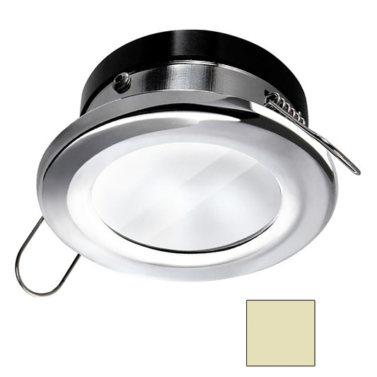 i2Systems Apeiron A1110Z 4.5W Spring Mount Light - Round - Warm White - Polished Chrome Finish - Lear Outdoors