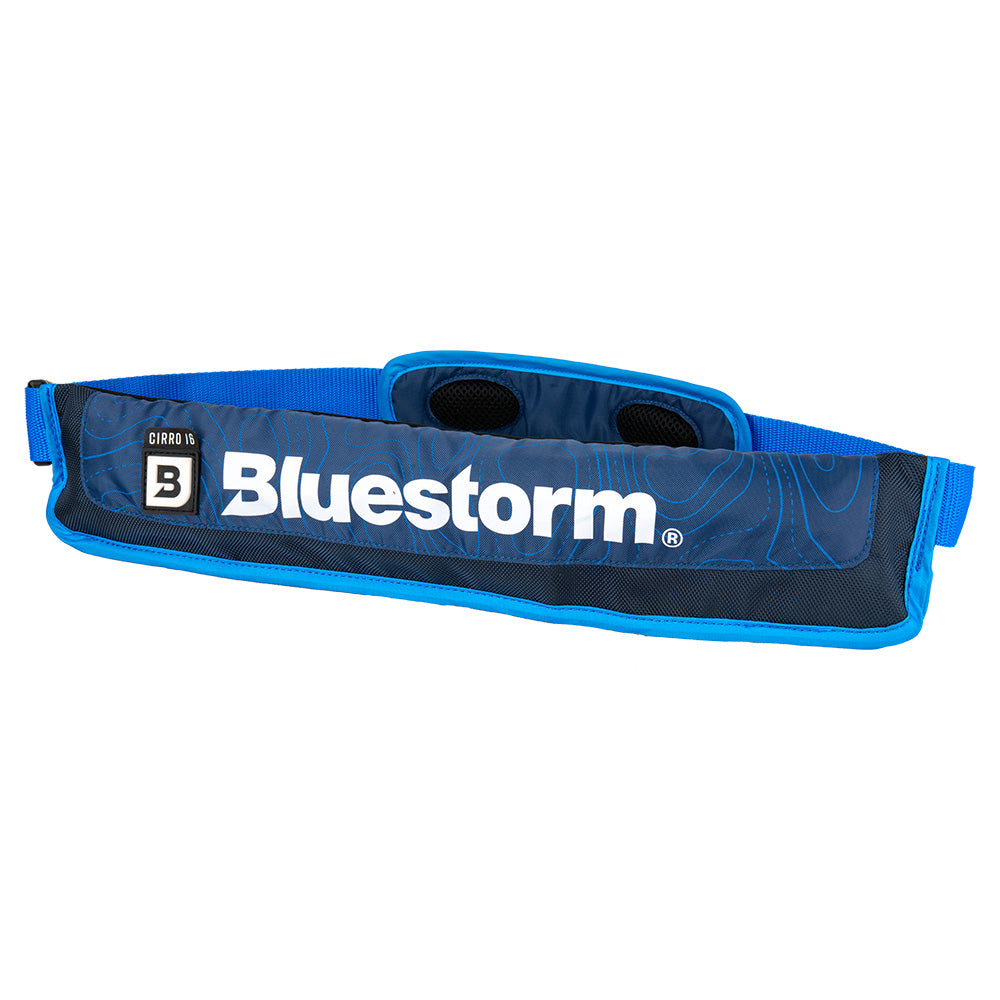 Bluestorm Cirro 16 Manual Inflatable Belt Pack - Deep Blue - Lear Outdoors