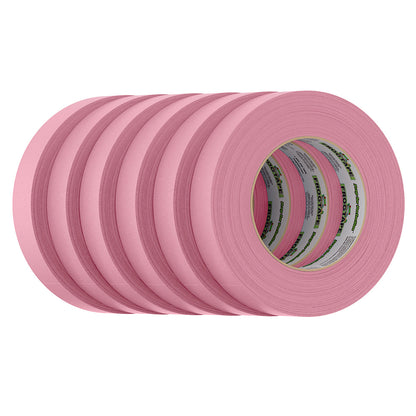 FrogTape CP 325 Medium-High Adhesion Masking Tape - 24MM x 55M x 6-Pack - Pink - Rated for 325°F