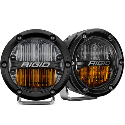 RIGID Industries 360-Series 4" LED SAE Fog Beam - Yellow/White - Pair