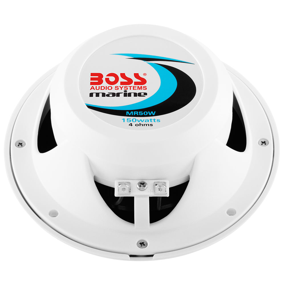 Boss Audio 5.25" MR50W Speakers - White - 150W