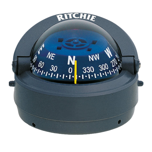 Ritchie S-53G Explorer Compass - Surface Mount - Gray - Lear Outdoors