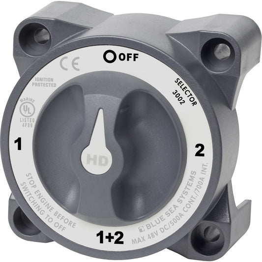 Blue Sea 3002 HD-Series Battery Switch Selector - Lear Outdoors