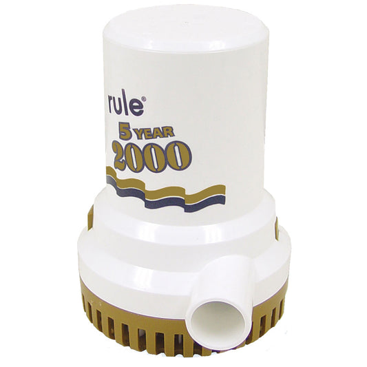 Rule 2000 G.P.H. "Gold Series" Bilge Pump