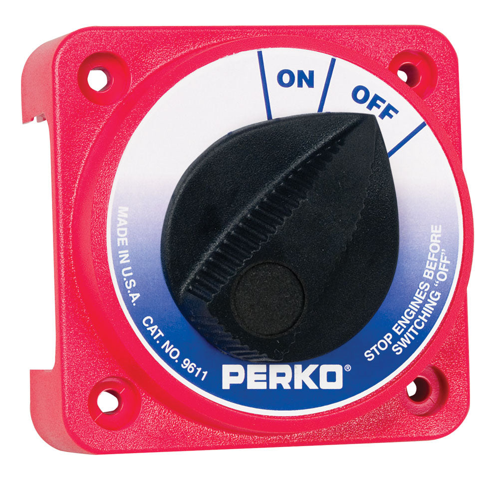 Perko 9611DP Compact Medium Duty Main Battery Disconnect Switch - Lear Outdoors