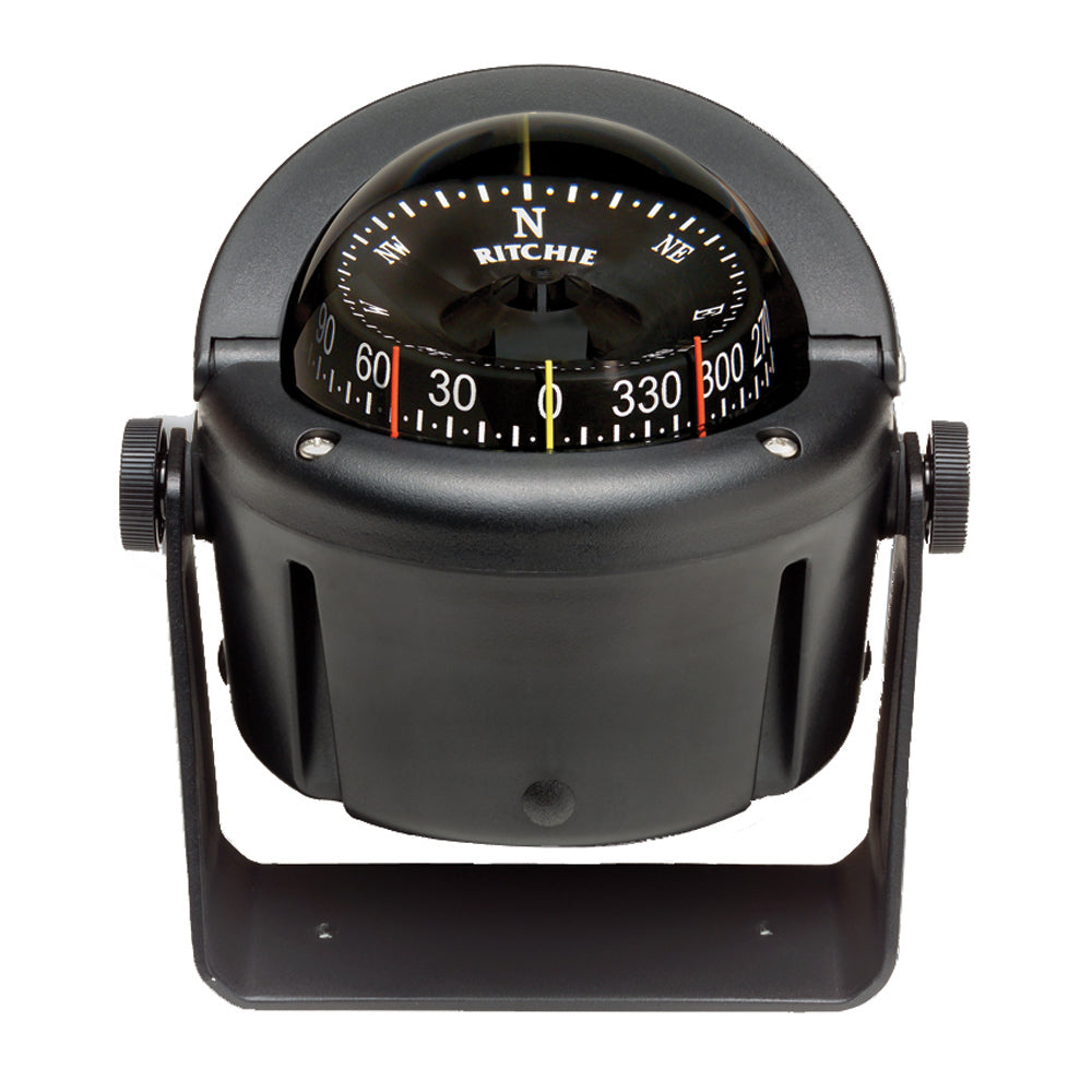 Ritchie HB-741 Helmsman Compass - Bracket Mount - Black - Lear Outdoors