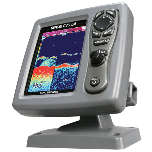 SI-TEX CVS-126 Dual Frequency Color Echo Sounder - Lear Outdoors