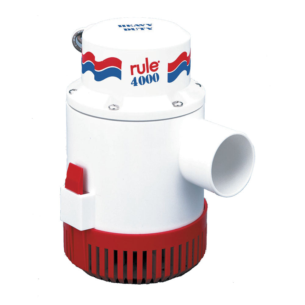 Rule 4000 Non-Automatic Bilge Pump - 12V - Lear Outdoors